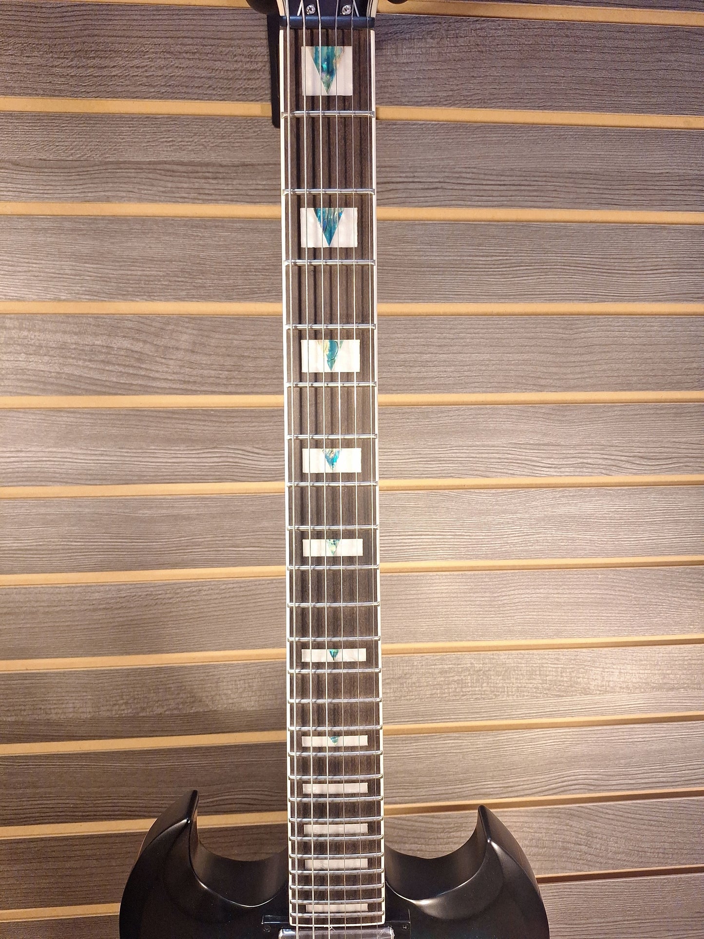 Epiphone SG Prophecy Blue Tiger Aged Gloss