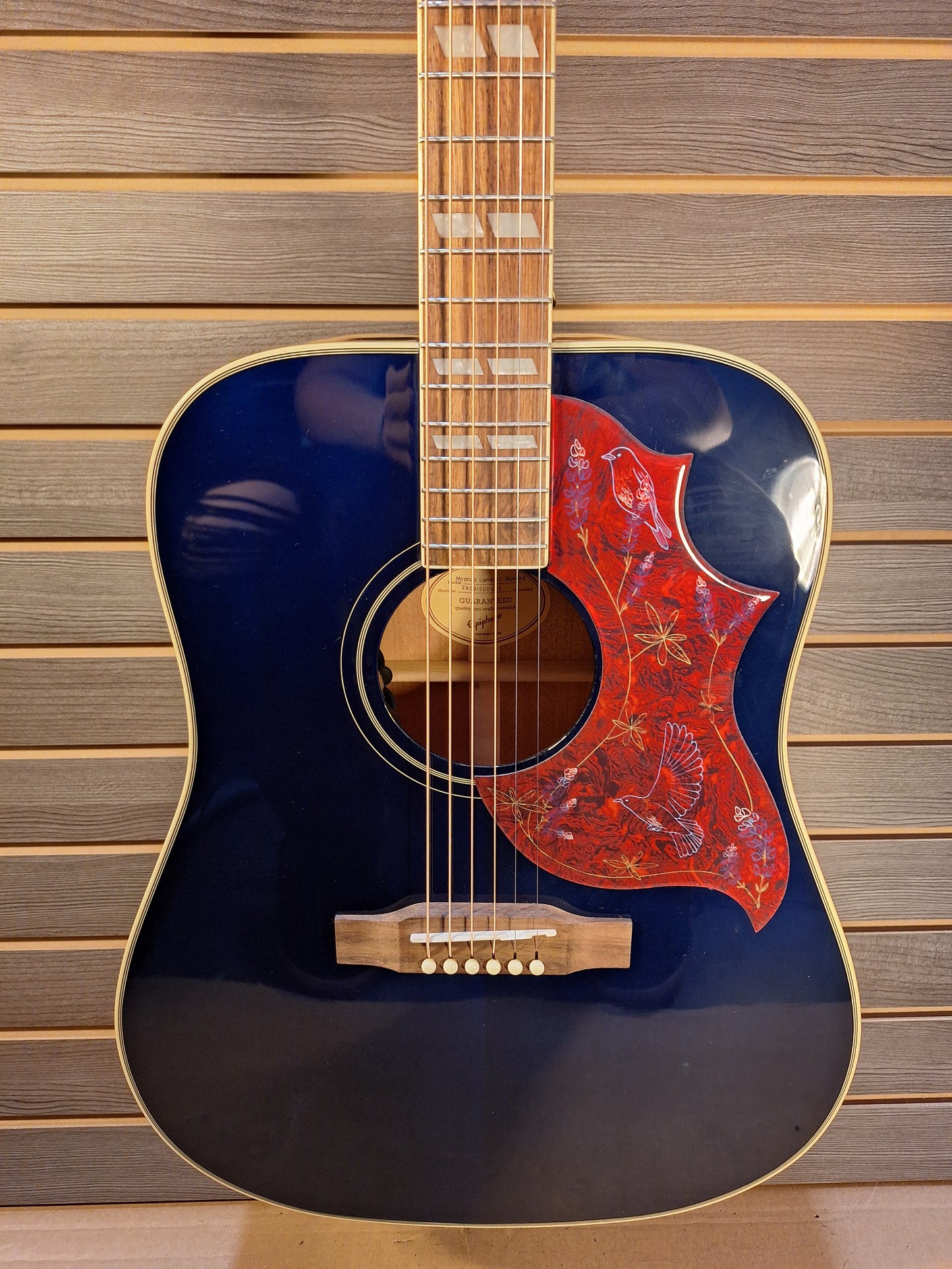 Epiphone Miranda Lambert Blue Bird With Hard Case
