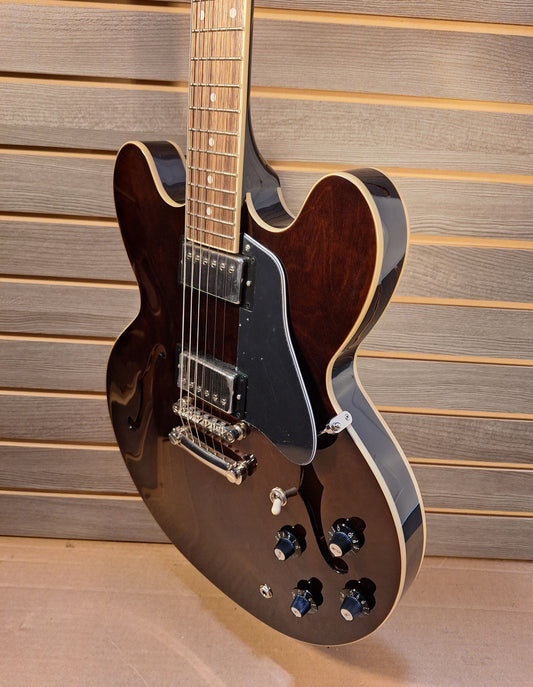 Epiphone Jim James ES-335 Signature Semi-hollow Electric Guitar /Seventies Walnut With Hardshell Case