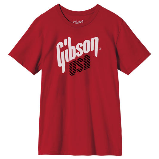 Gibson USA T-Shirt Red 3XL