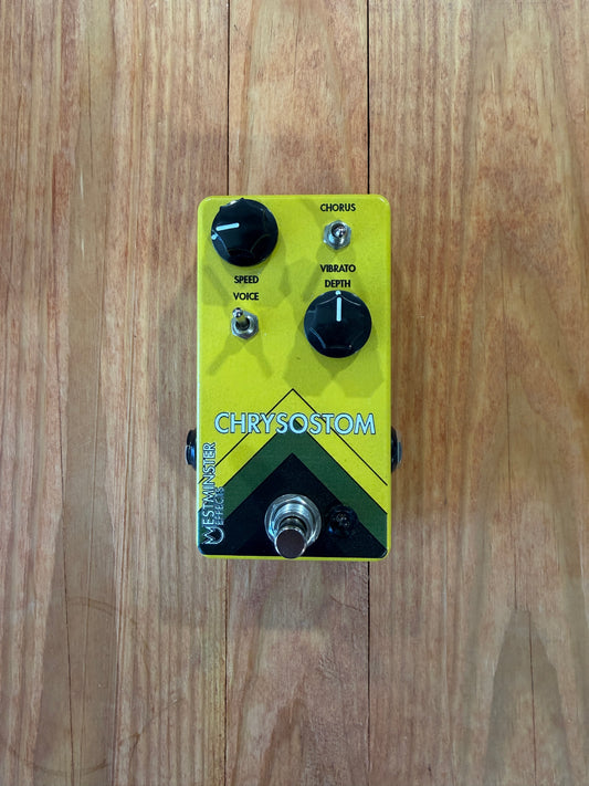 Used Westminster Chrysostom Chorus/vibrato Guitar Pedal
