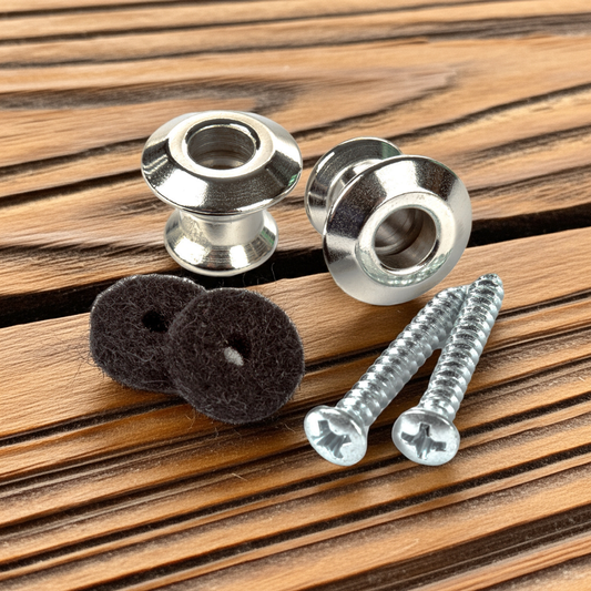 Dunlop Staplok Strap Buttons Nickel