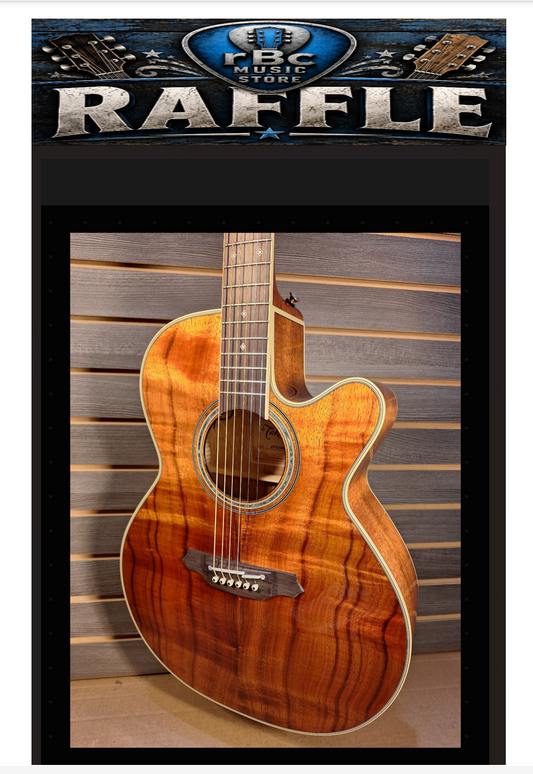 RAFFLE: Takamine EF508 KC Acoustic Electric Guitar With Case