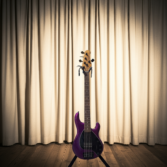 Used Music Man Sterling Stingray 5 String Bass With Case