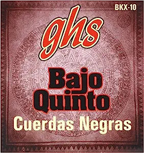 GHS Bajo Quinto Cuerdas Negras BKX-10