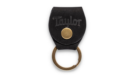 Taylor Key Ring With Pick Holder Black