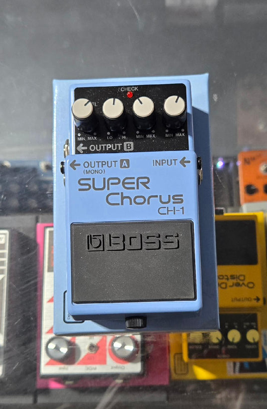 Previously Owned Boss Super Chorus CH-1 Guitar Pedal