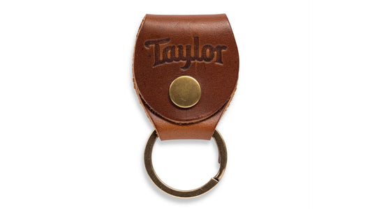 Taylor Key Ring With Pick Holder Brown