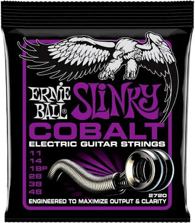 Ernie Ball Cobalt Power Slinky Guitar Strings 11/48