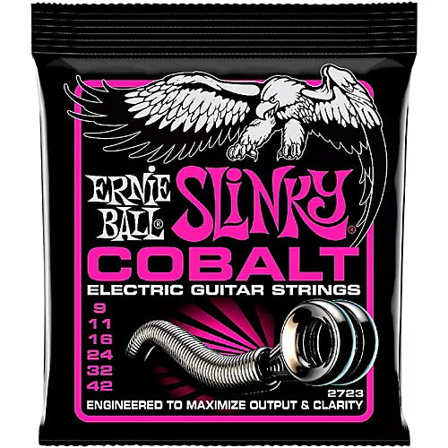 Ernie Ball Cobalt Slinky Electric Guitar Strings 9/42