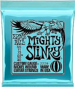 Ernie Ball Mighty Slinky Electric Guitar 8.5-40