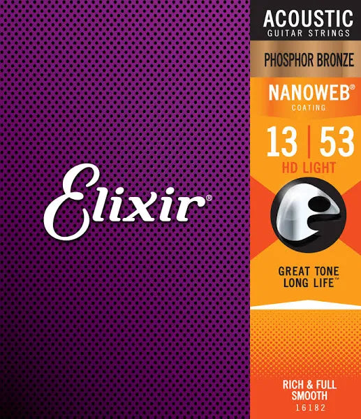 Elixir Phosphor Bronze 13/53 Acoustic Strings