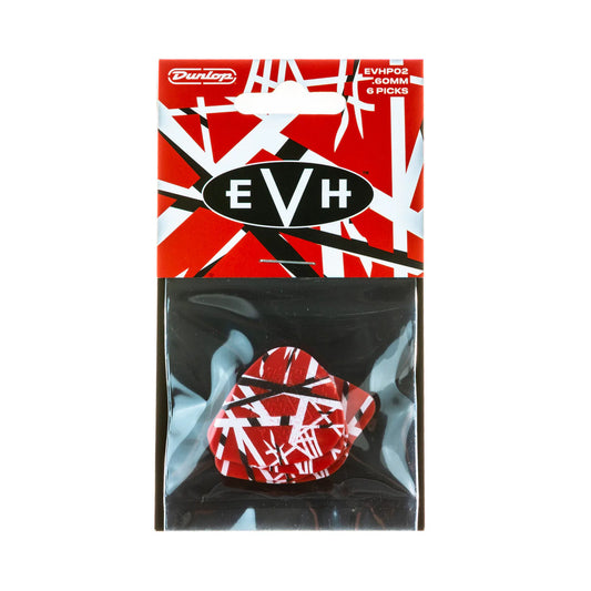 EVHP02 Picks .60MM Red, White and Black