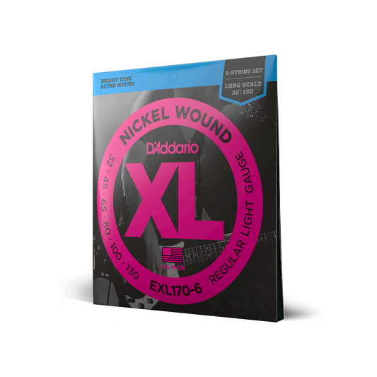 D'Addario EXL170-6 Electric Bass Strings