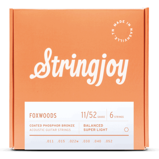 Stringjoy Foxwoods  Acoustic Guitar Strings 11/52