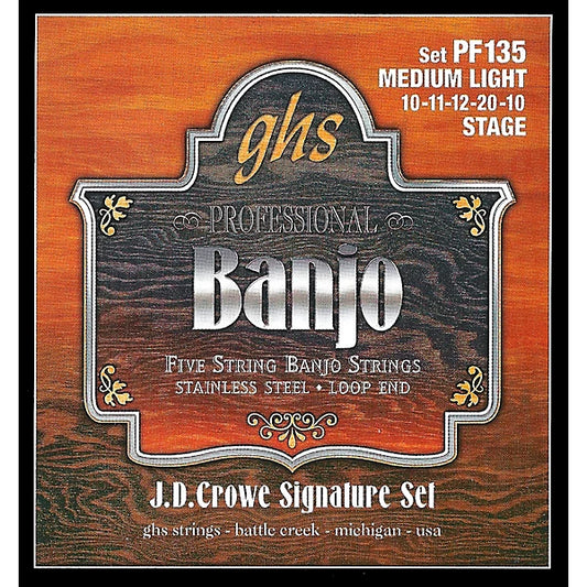 GHS PF135 J.D. Crowe Signature Banjo Strings