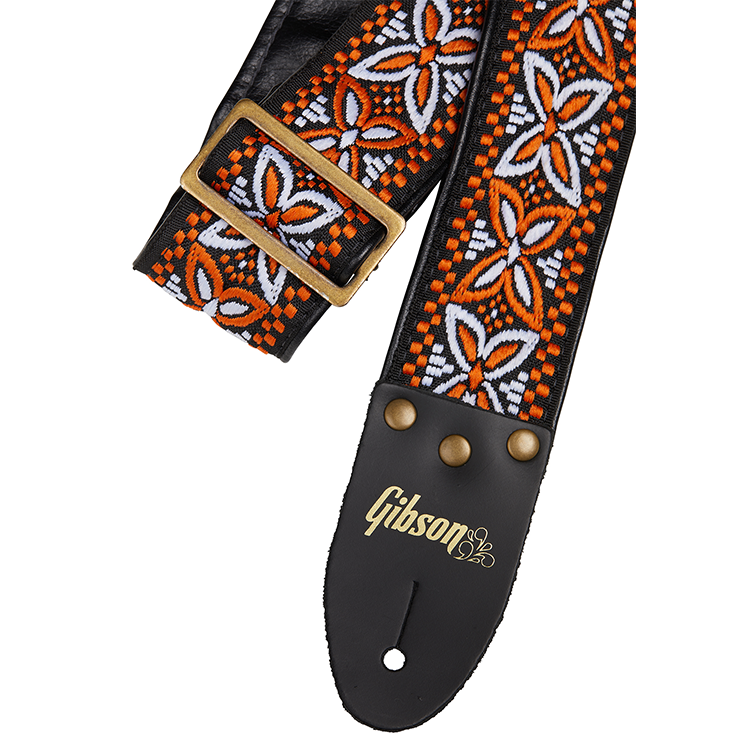 Gibson Vintage Orange Guitar Strap ASVS-ORL