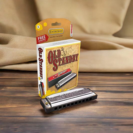 Hohner Enthusiast Harmonica Old Standby F