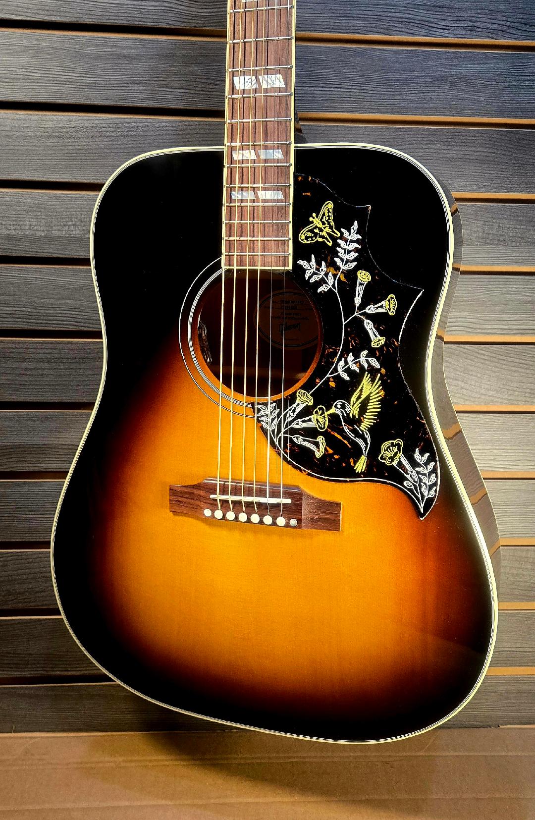 Gibson Hummingbird Standard Vintage Sunburst Acoustic Electric Guitar with Hardcase