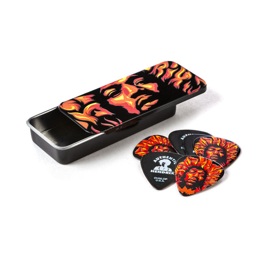 Jimi Hendrix Voodoo Fire Pick Tin