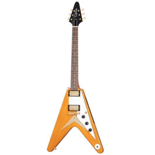 Epiphone 1958 Korina Flying V Gold