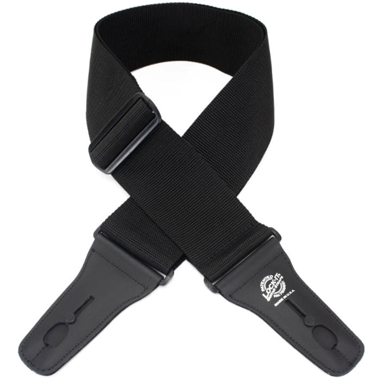 Lock It Gig Series 3" Poly Guitar Strap Black