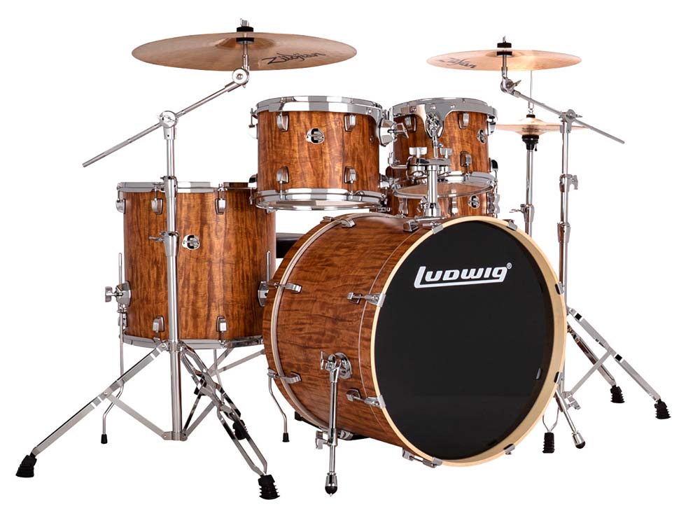 Ludwig Cherry Wood Evolution GPC Drum Kit Set