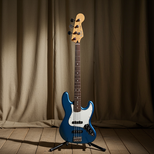 Used Fender Jazz Bass With Hardcase (Blue)