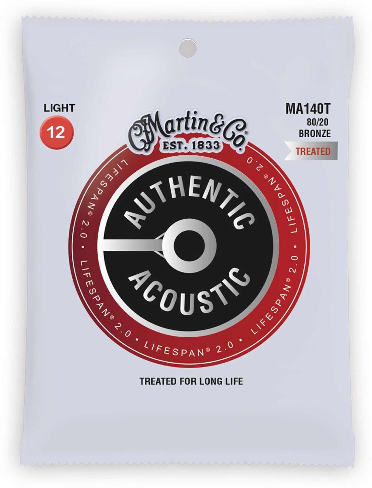 Martin MA140T 12/54 Bronze Acoustic Lifespan Strings
