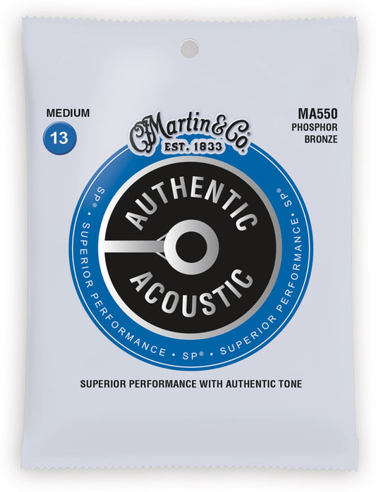 Martin MA550 Phosphor Bronze 13-56 Medium Acoustic Strings