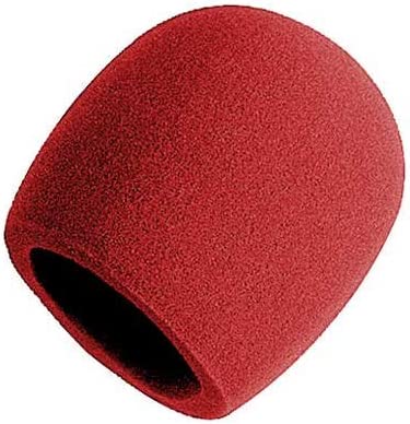 OnStage Red Microphone Windscreen