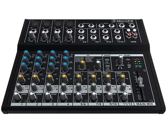 Mackie Mix12FX 12 Channel Compact Mixer With Effects