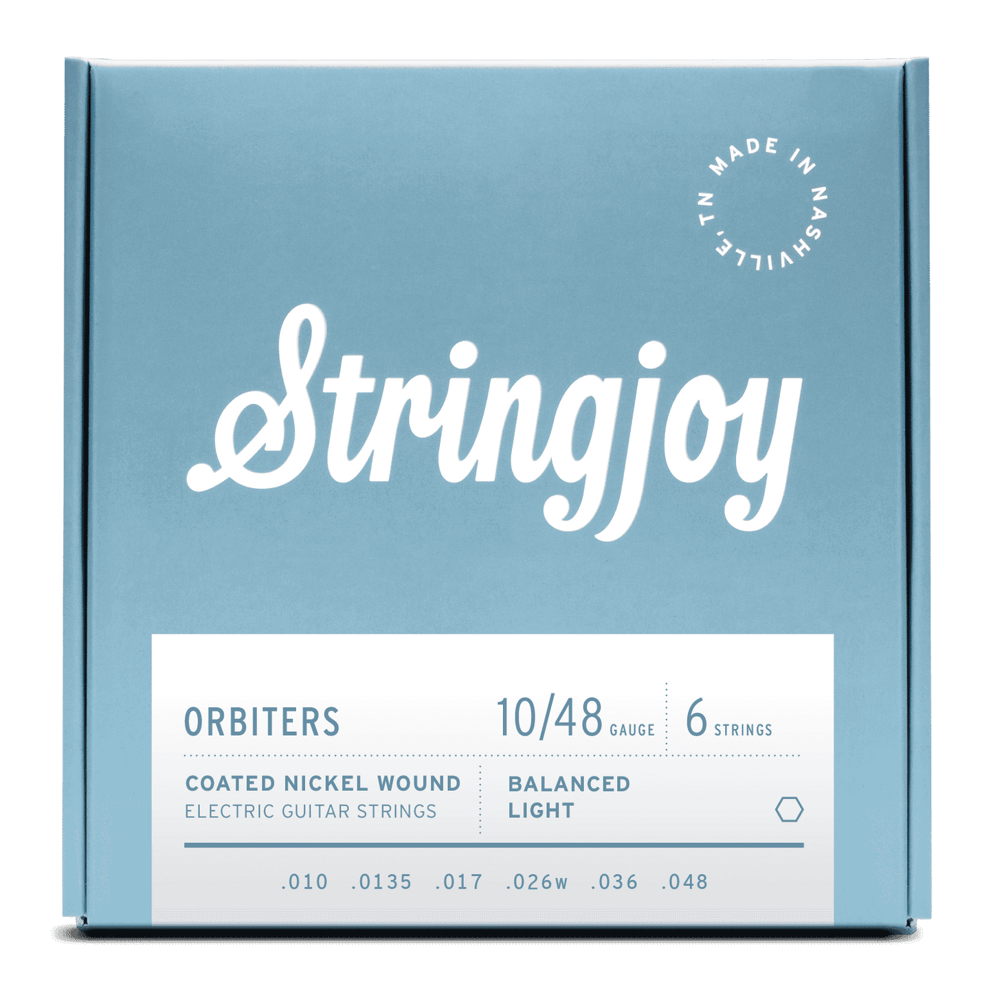 Stringjoy Orbiter Electric Guitar Strings 10/48