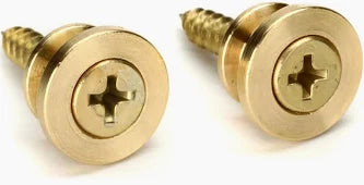 Planet Waves Guitar Strap End Pins Solid Brass