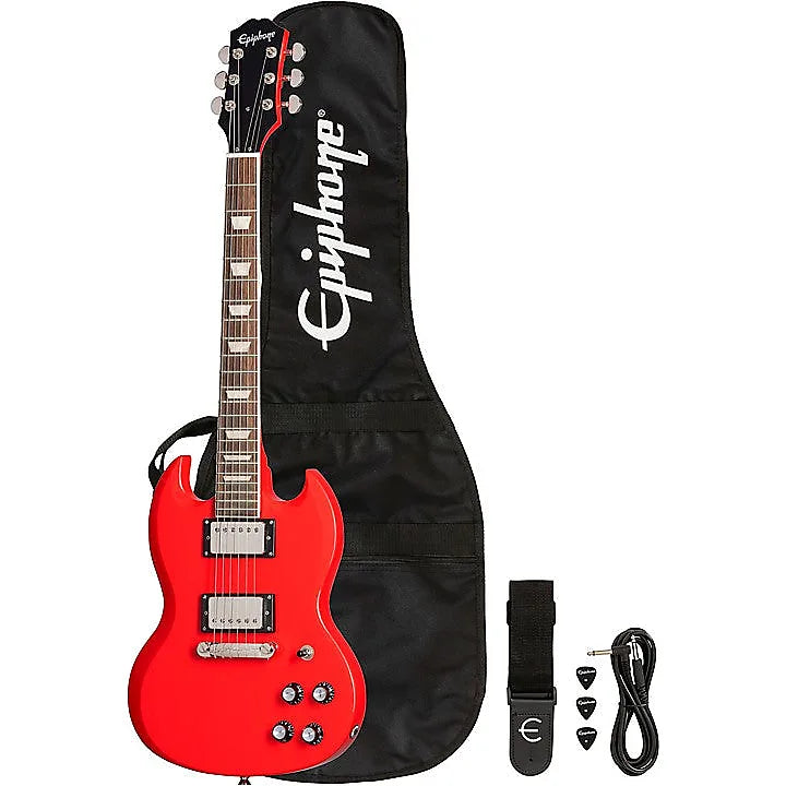 Epiphone Power Player Pack SG Lava Red