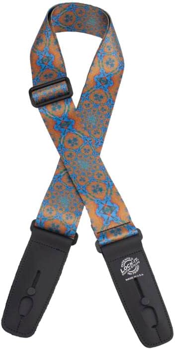 Lock-it Poly Plush Psychedelic #1 Guitar Strap