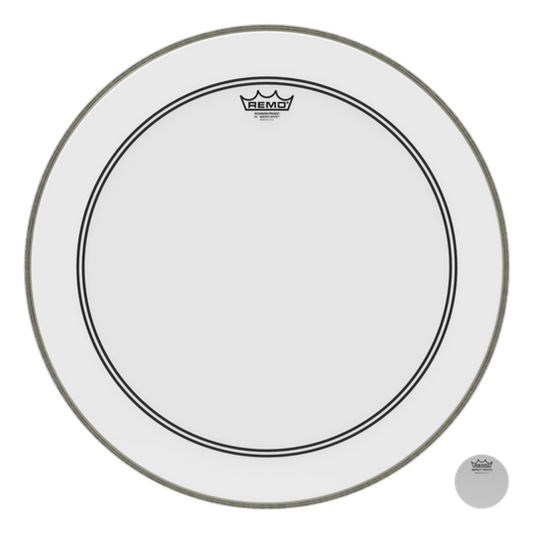 Remo 20 Coated Powerstroke 3 Drumhead With White Impact Patch