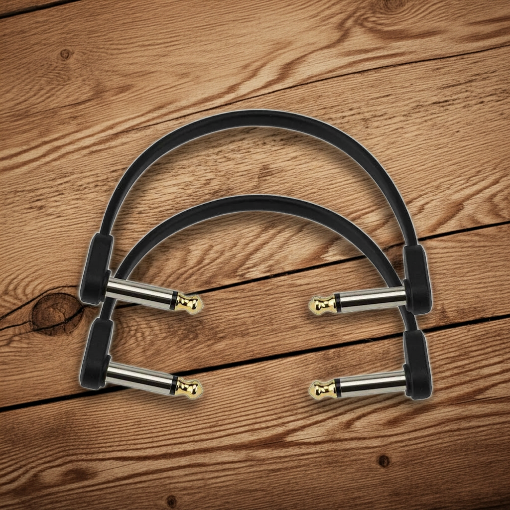 D'Addario 6 Inch Instrument Cable 2 Pack/ Patch Cables