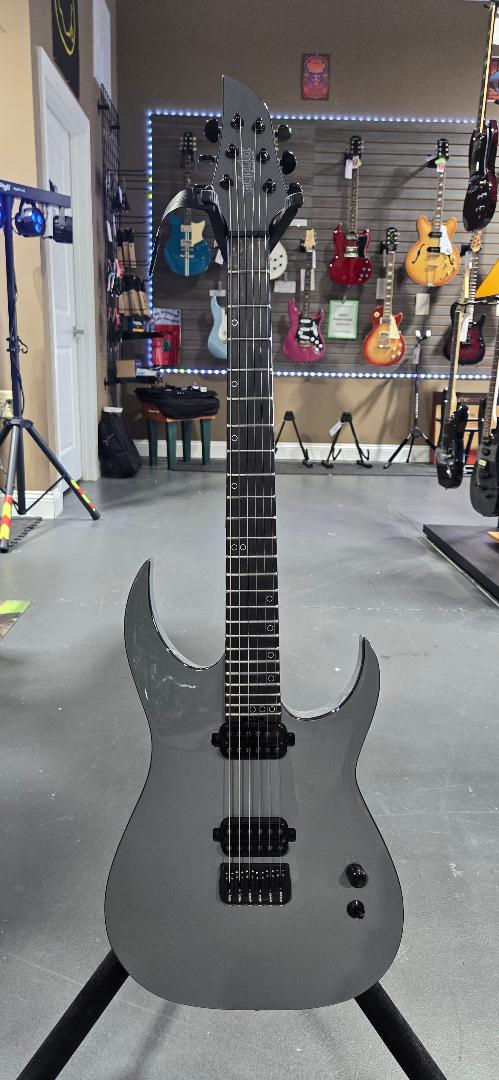 Previously Owned Schecter Researched Keith Merrow KM-6 MK-II Hybrid Electric Guitar Telesto Gray With Gig Bag