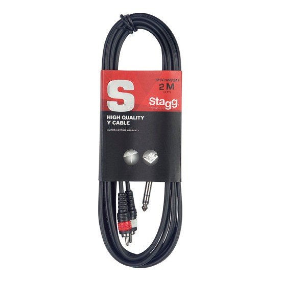 Stagg High Quality Y Cable 2 Meter SYC2/PS2CME