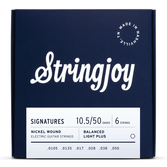 Stringjoy Nickel Wound Balanced Light Plus 10.5/50 Electric Strings