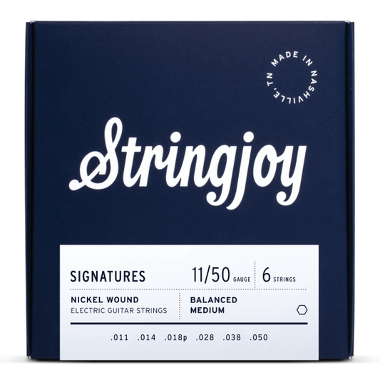 Stringjoy Electric Guitar Strings Nickel Wound 11-50