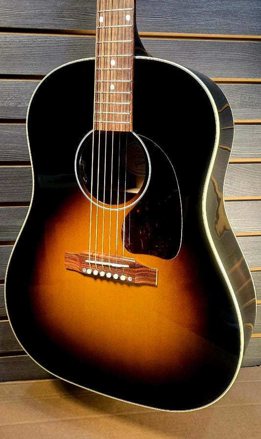 Gibson J-45 Standard Vintage Sunburst Acoustic Electric With Hardcase