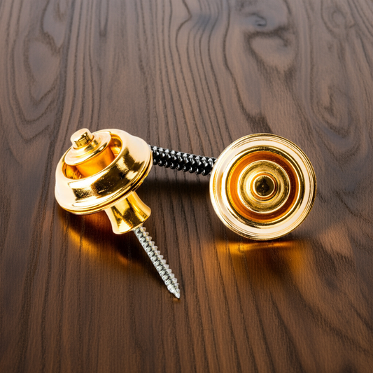 Dunlop Straplok Strap Retainer System Gold