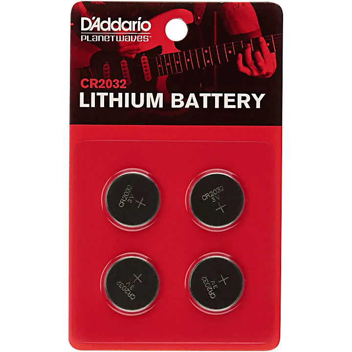 D'Addario Lithium Batteries CR2032 4 Pack