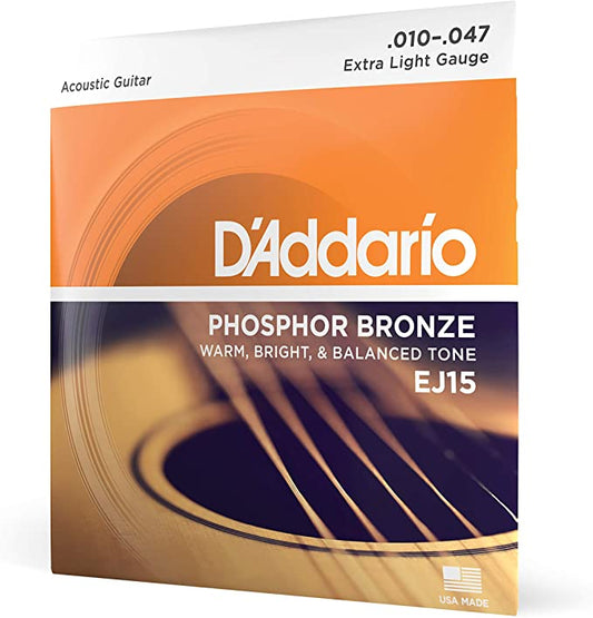 D'Addario 10/42 Acoustic Strings EJ15
