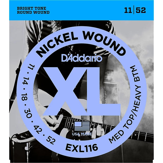 D'Addario EXL 116 -11/52 Nickel Wound Electric Guitar Strings