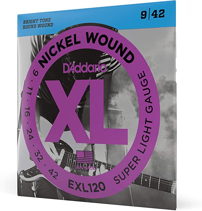 D'Addario EXL120 Nickel Wound Super Light Gauge