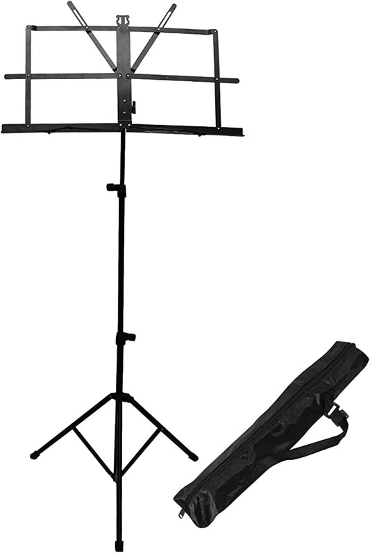 Guitto Light Weight Adjustable Music Stand With Carrying Case