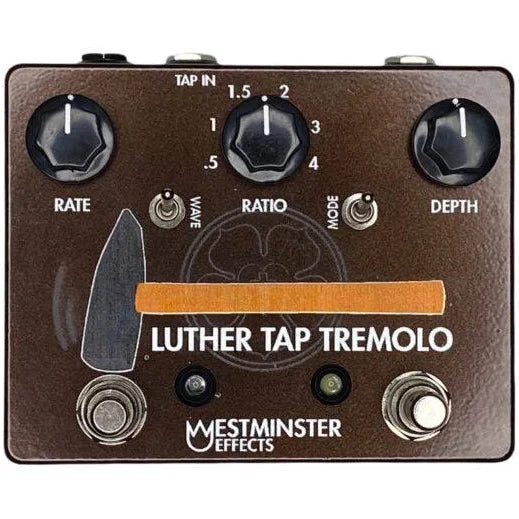 Westminster Effects Luther Tap Tremolo V2 Pedal for Electric Guitar